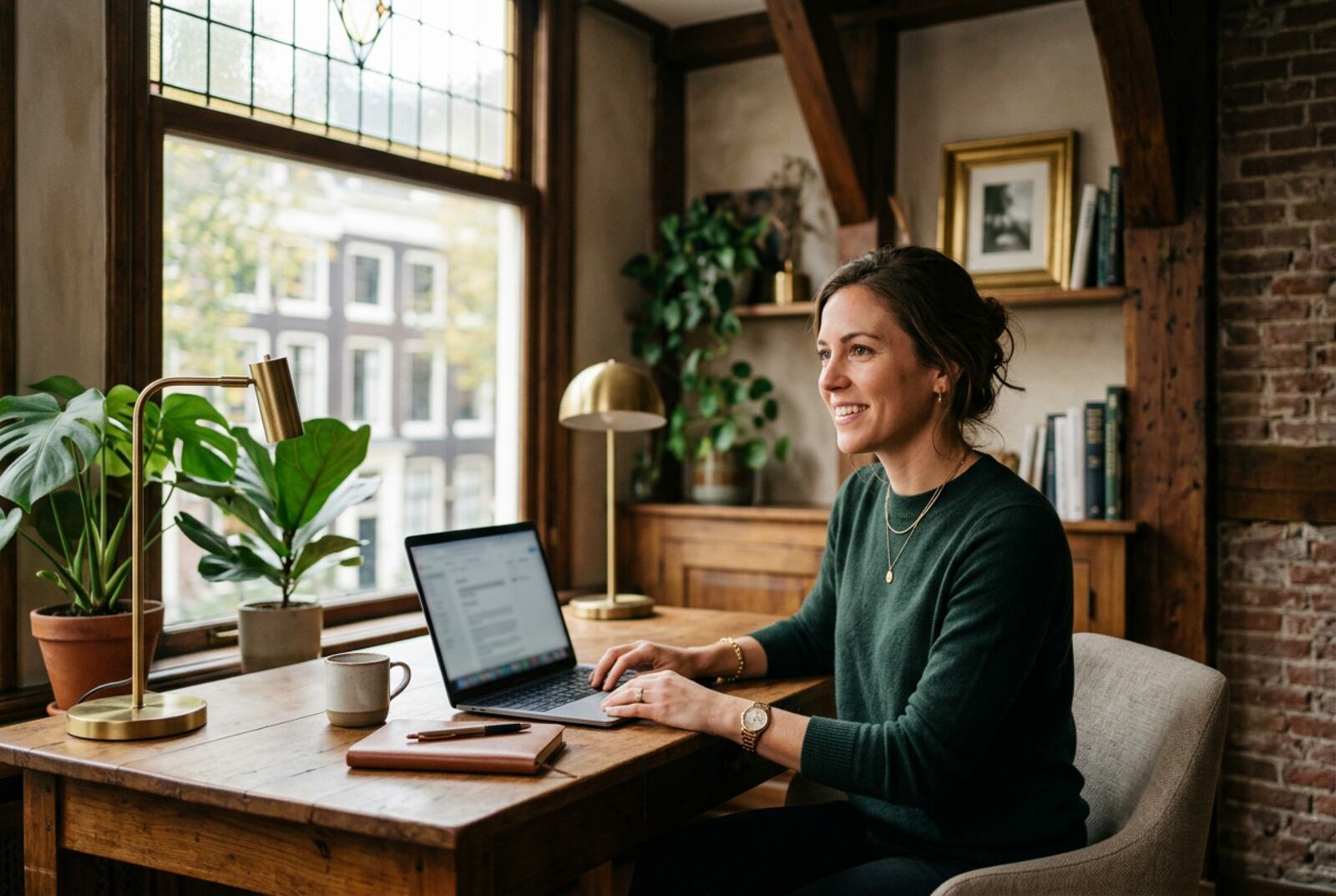 American founder working from a design studio in the Netherlands