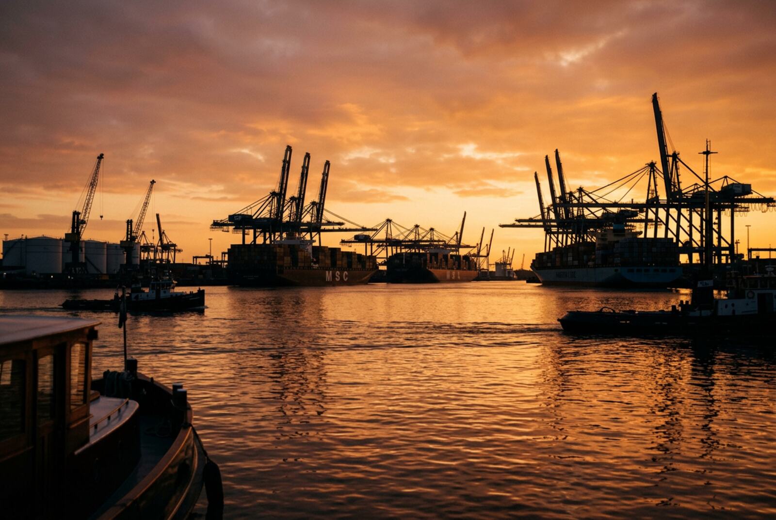 Container terminals in the port of Rotterdam